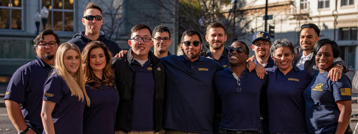 Cal Veteran staff gathered together at UC Berkeley